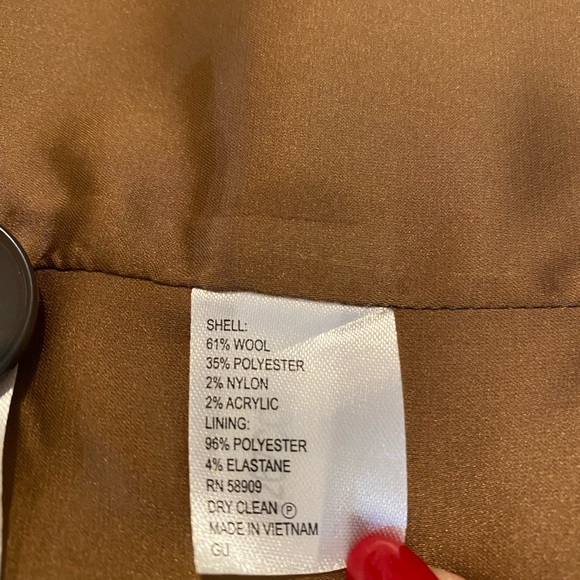 Alex Marie Camel Wool Coat - Picture 11 of 13